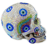 Evil Eye Crystal Skull - Heather Freitas - fine art home deccor