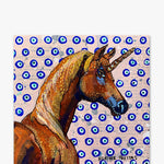 Evil Eye Unicorn ( Original Painting ) - Heather Freitas - fine art home deccor