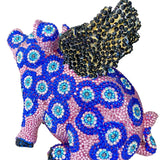Evil Eyes & Pigs Fly - Crystal Sculpture - Heather Freitas - fine art home deccor