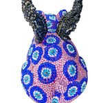 Evil Eyes & Pigs Fly - Crystal Sculpture - Heather Freitas - fine art home deccor