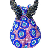 Evil Eyes & Pigs Fly - Crystal Sculpture - Heather Freitas - fine art home deccor