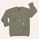 Breakfast Unisex Crew Neck Sweatshirt