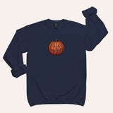 Jack O Lantern Unisex Crew Neck Sweatshirt