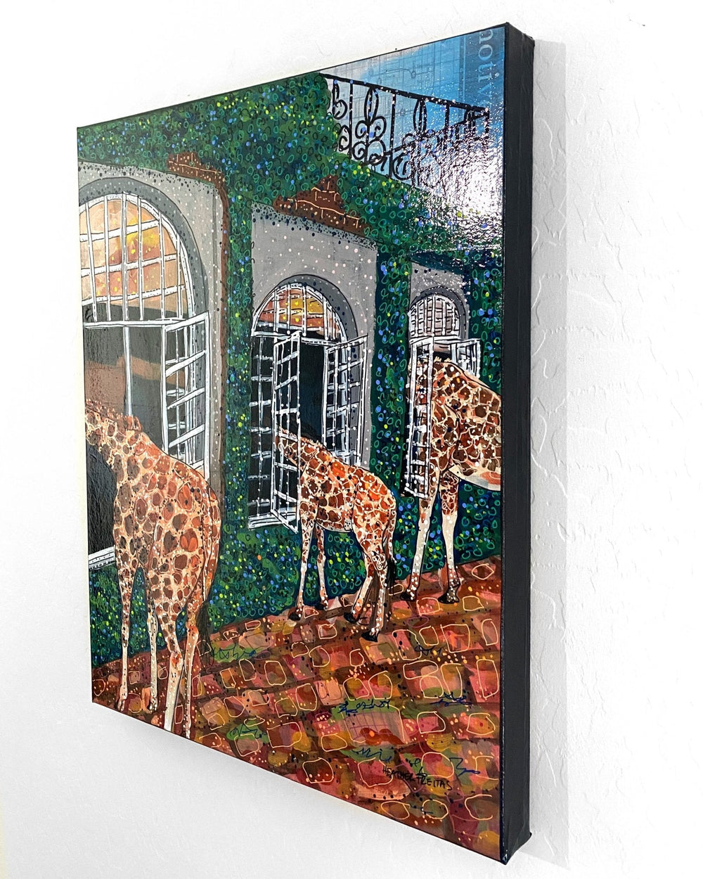 Fine Dining Giraffes - Heather Freitas 