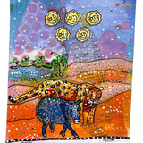 Five Of Pentacles - Heather Freitas - fine art home deccor