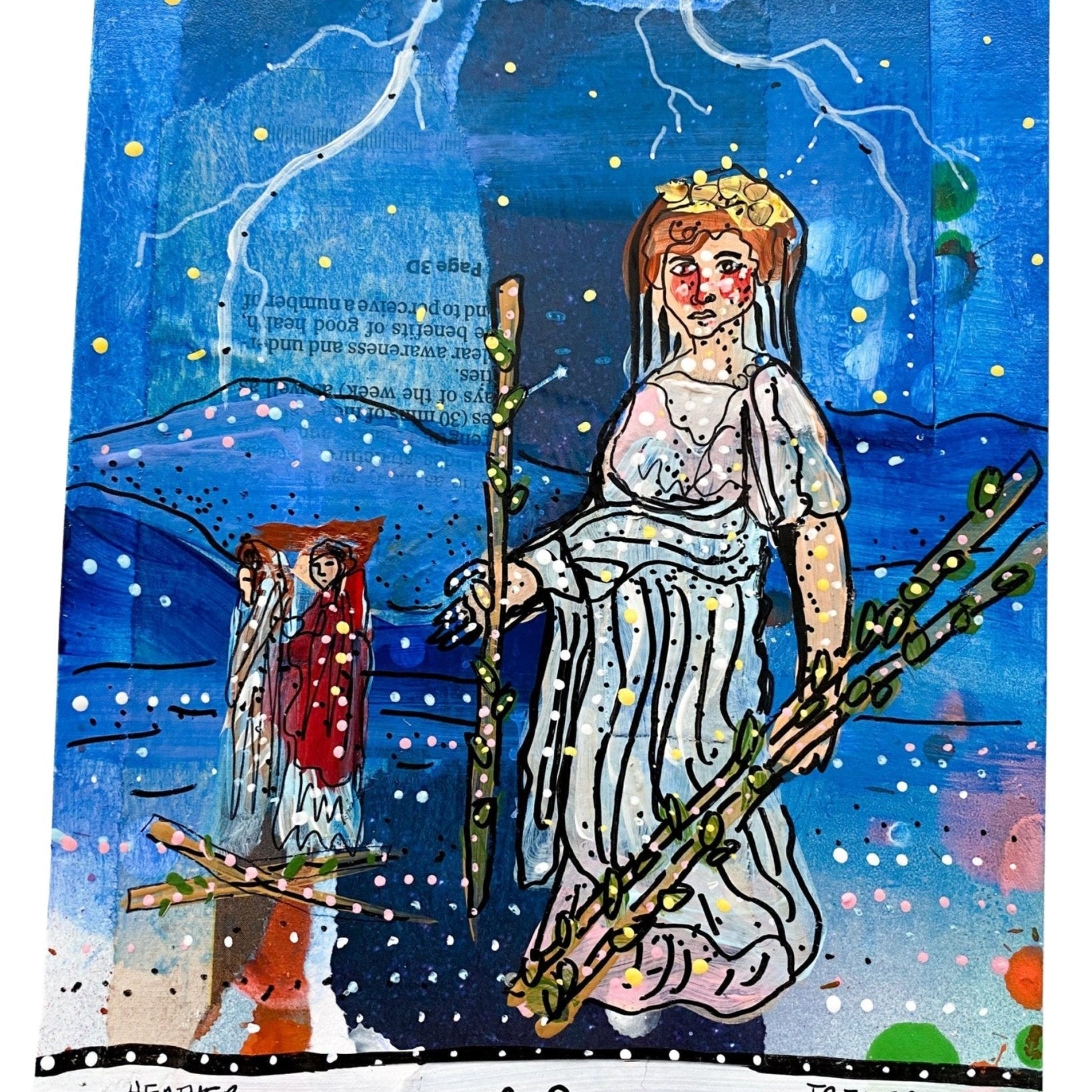 Five Of Swords - Heather Freitas - fine art home deccor