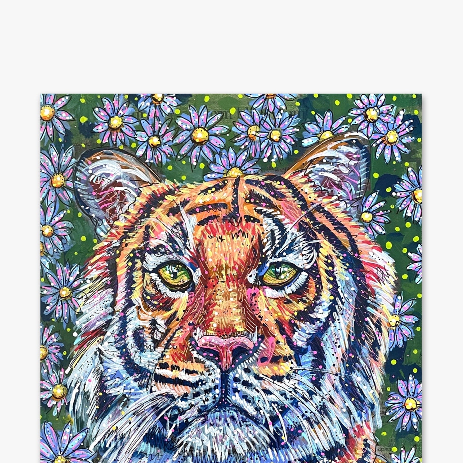 Flower Tides & Tiger Eyes - Heather Freitas - fine art home deccor