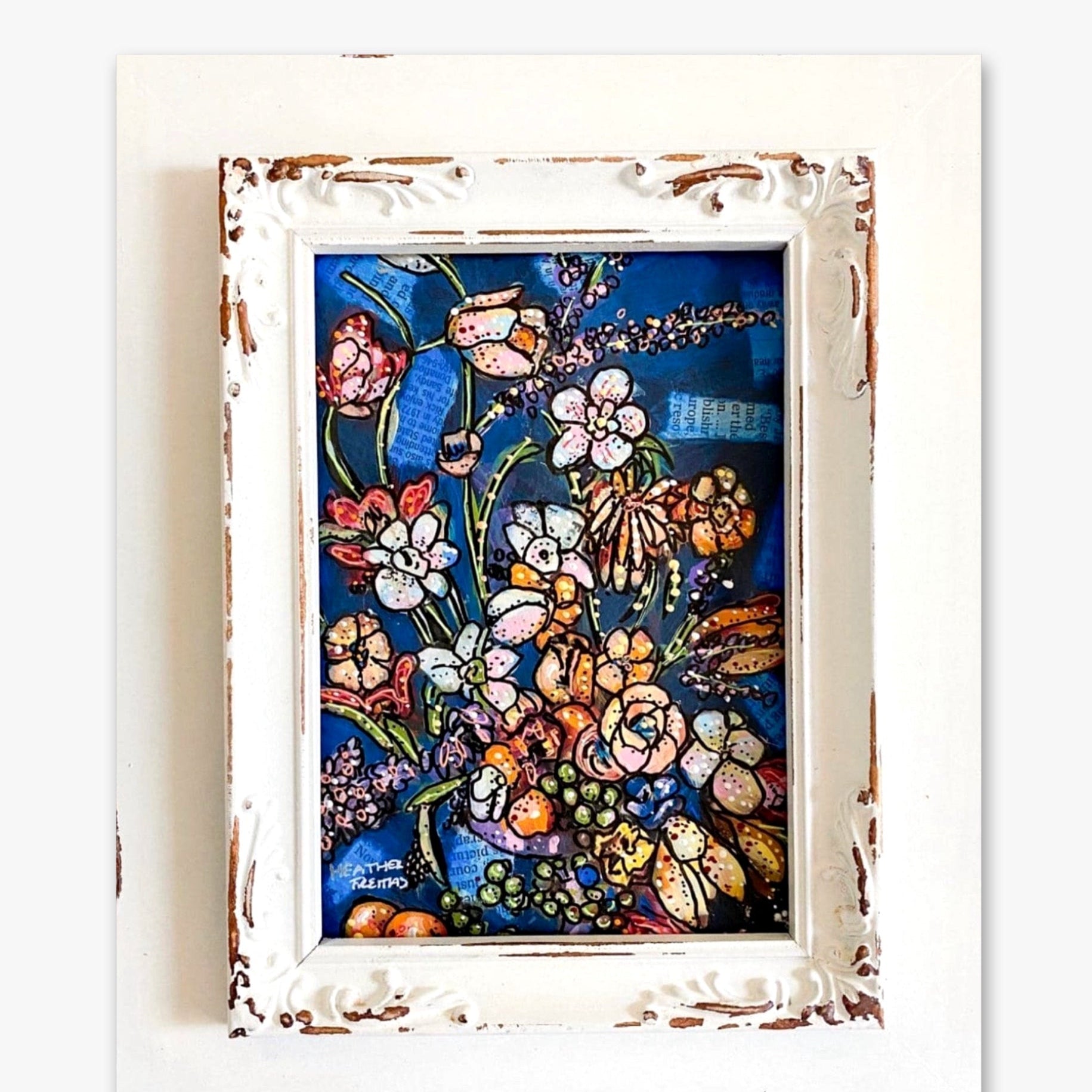 Flowers of Dusk - Heather Freitas - fine art home deccor
