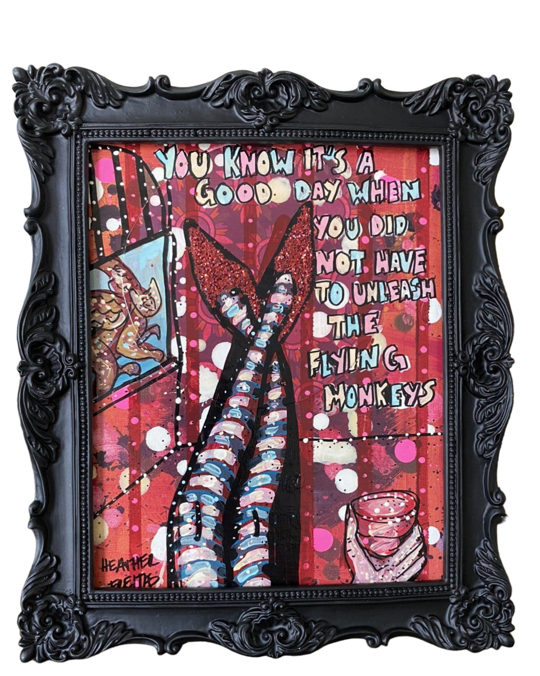 Flying Monkeys - Glitter red edition - Heather Freitas 