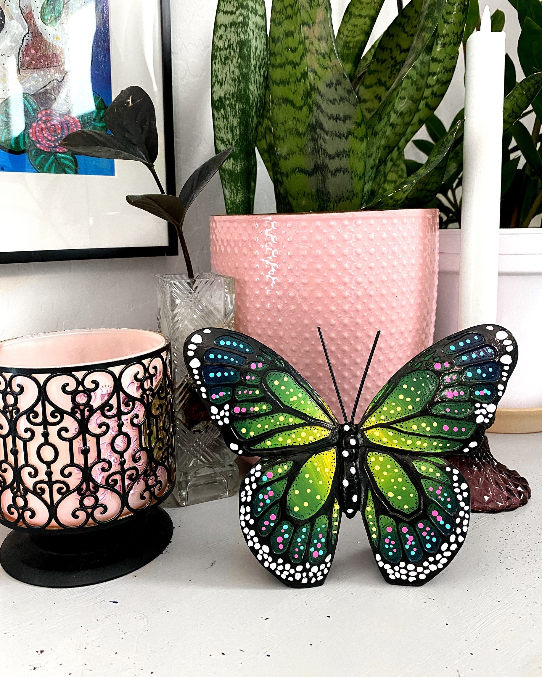 Forest Butterfly Sculpture - Heather Freitas - fine art home deccor
