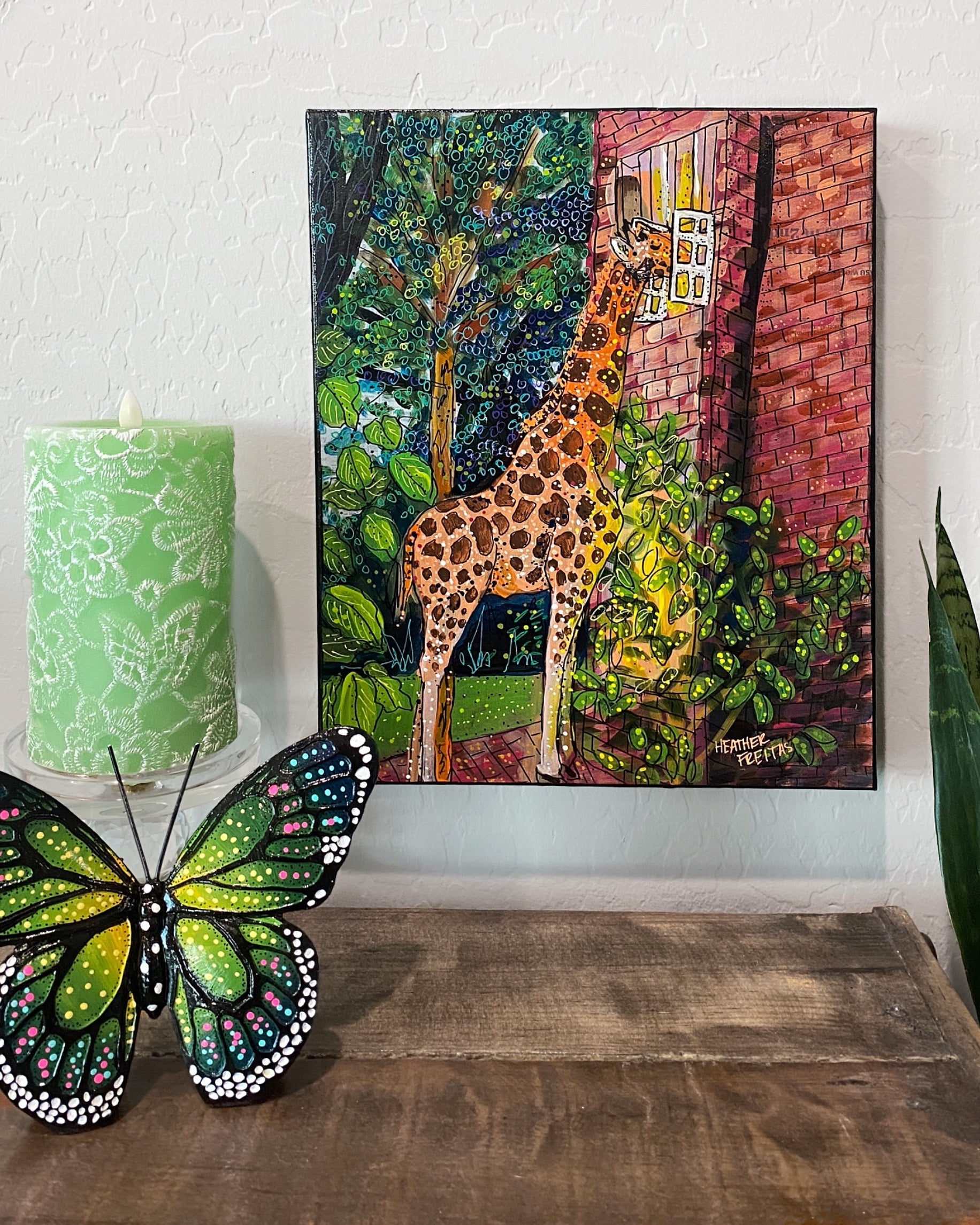Forest Butterfly Sculpture - Heather Freitas - fine art home deccor