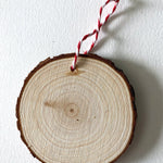 Forest Green Star Hand Painted Santa Ornament - Heather Freitas - fine art home deccor