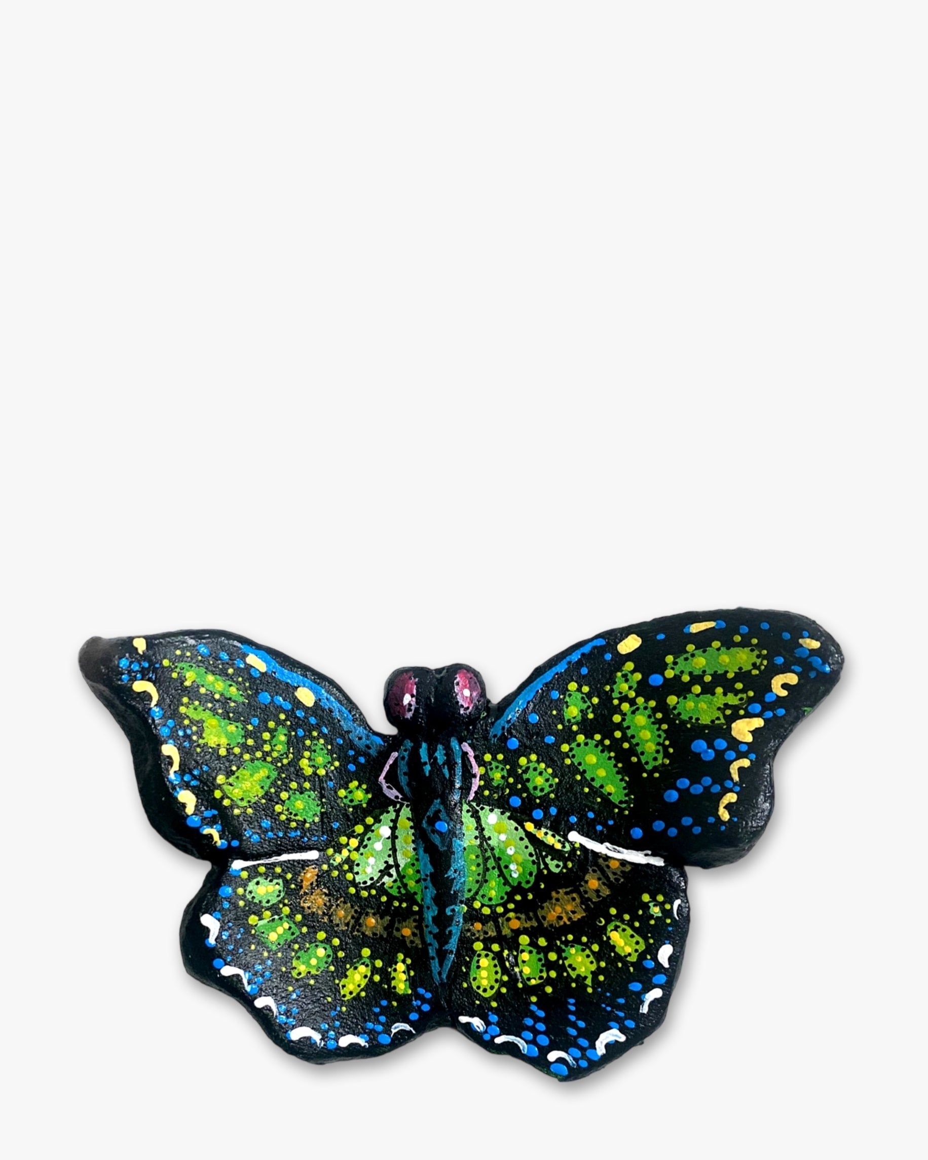 Forest Mimic Butterfly Paper Clay Wall Sculpture - Heather Freitas - fine art home deccor