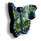 Forest Mimic Butterfly Paper Clay Wall Sculpture - Heather Freitas - fine art home deccor