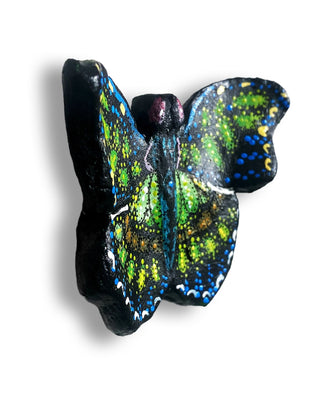 Forest Mimic Butterfly Paper Clay Wall Sculpture - Heather Freitas - fine art home deccor