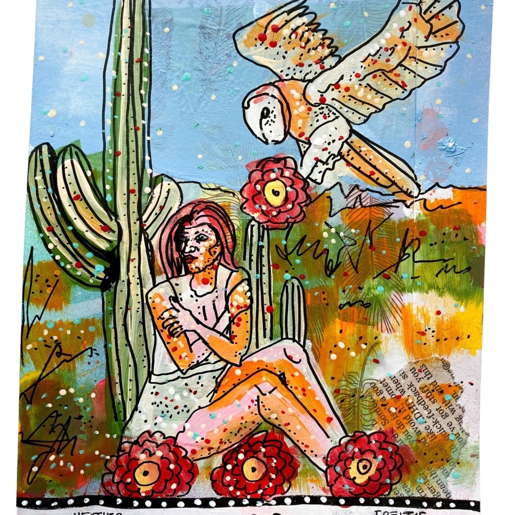 Four Of Cups - Heather Freitas - fine art home deccor