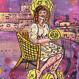 Four Of Pentacles - Heather Freitas - fine art home deccor