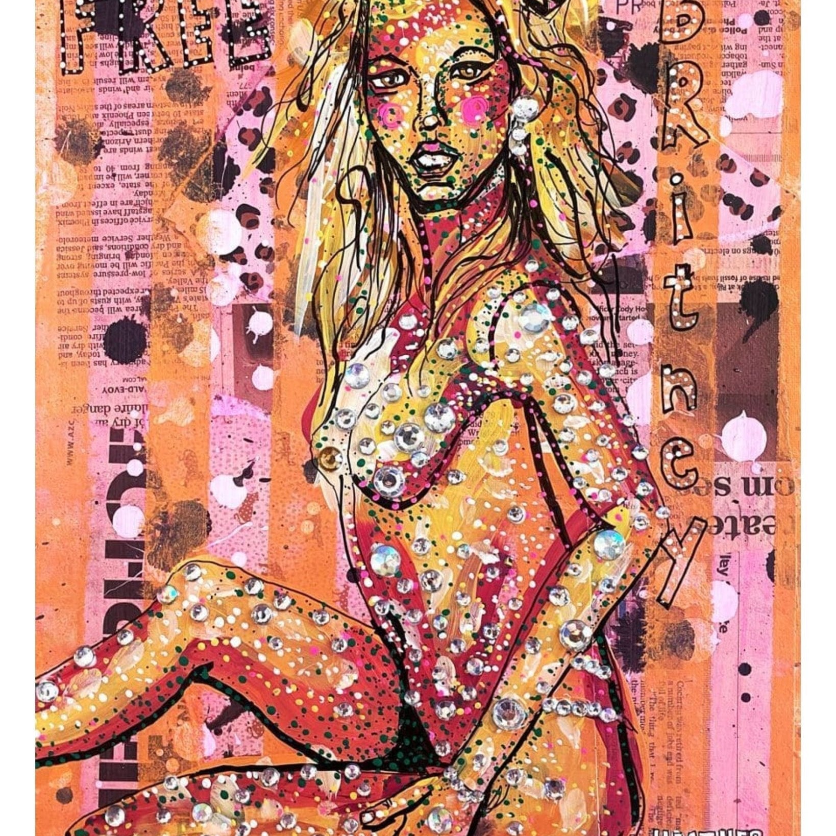 Free Britney - Heather Freitas - fine art home deccor