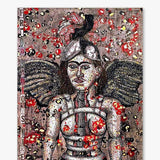 Frida Kahlo As Nike ( Original Painting ) - Heather Freitas - fine art home deccor