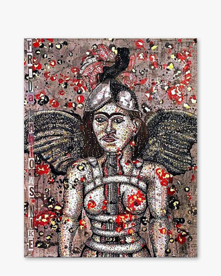 Frida Kahlo As Nike ( Original Painting ) - Heather Freitas - fine art home deccor