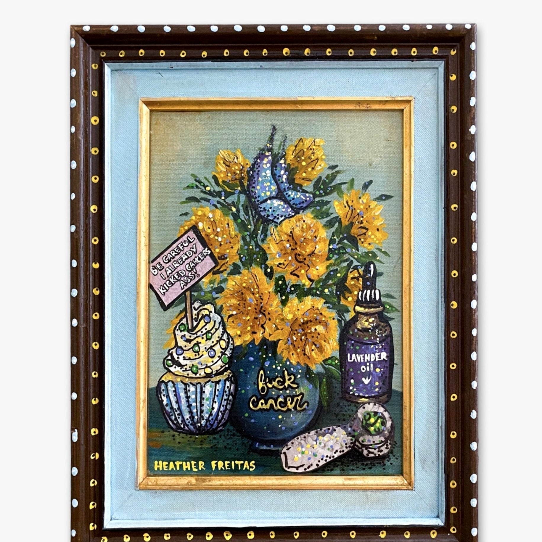 Fuck Cancer - Heather Freitas - fine art home deccor
