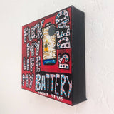Fuck My Life My Battery Is Dead - Original Painting - Heather Freitas - fine art home deccor