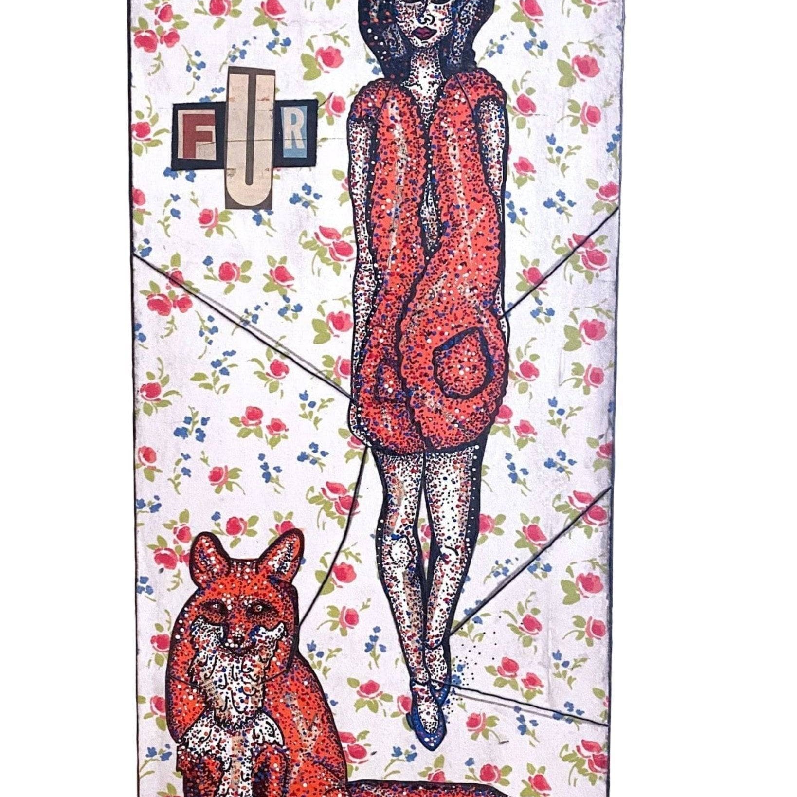 Fur - Original Painting - Heather Freitas - fine art home deccor