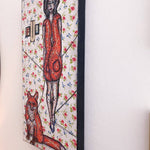Fur - Original Painting - Heather Freitas - fine art home deccor