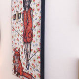 Fur - Original Painting - Heather Freitas - fine art home deccor