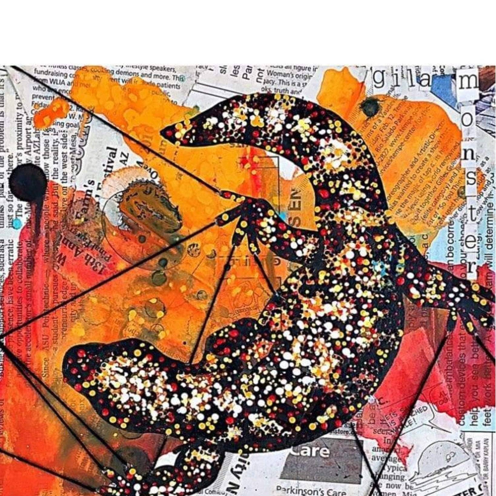 Gila Monster - Heather Freitas - fine art home deccor