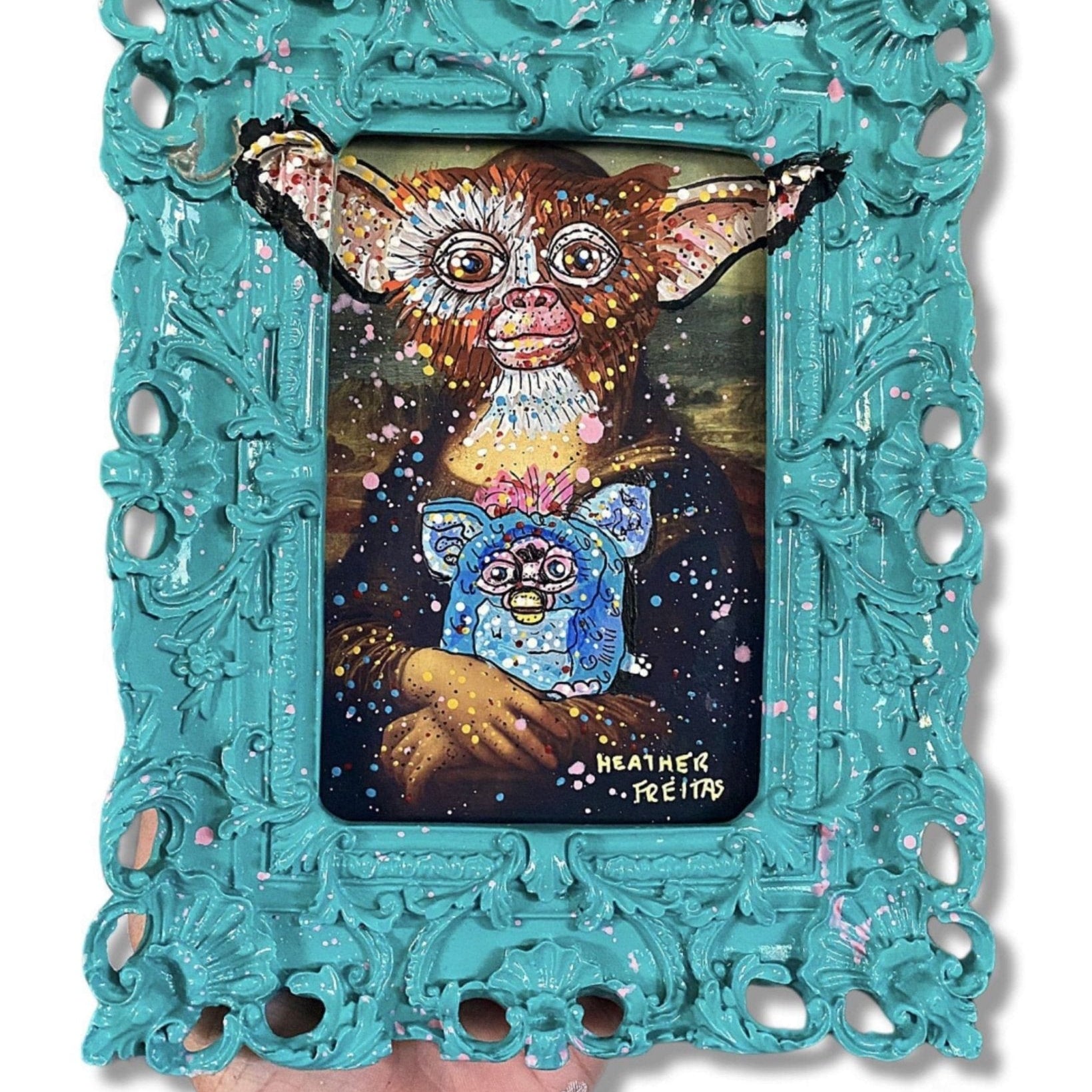 Gizmos Pet - Mona Lisa Remastered Edition - Heather Freitas - fine art home deccor
