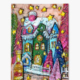 Golden Glitter Winter - Heather Freitas - fine art home deccor