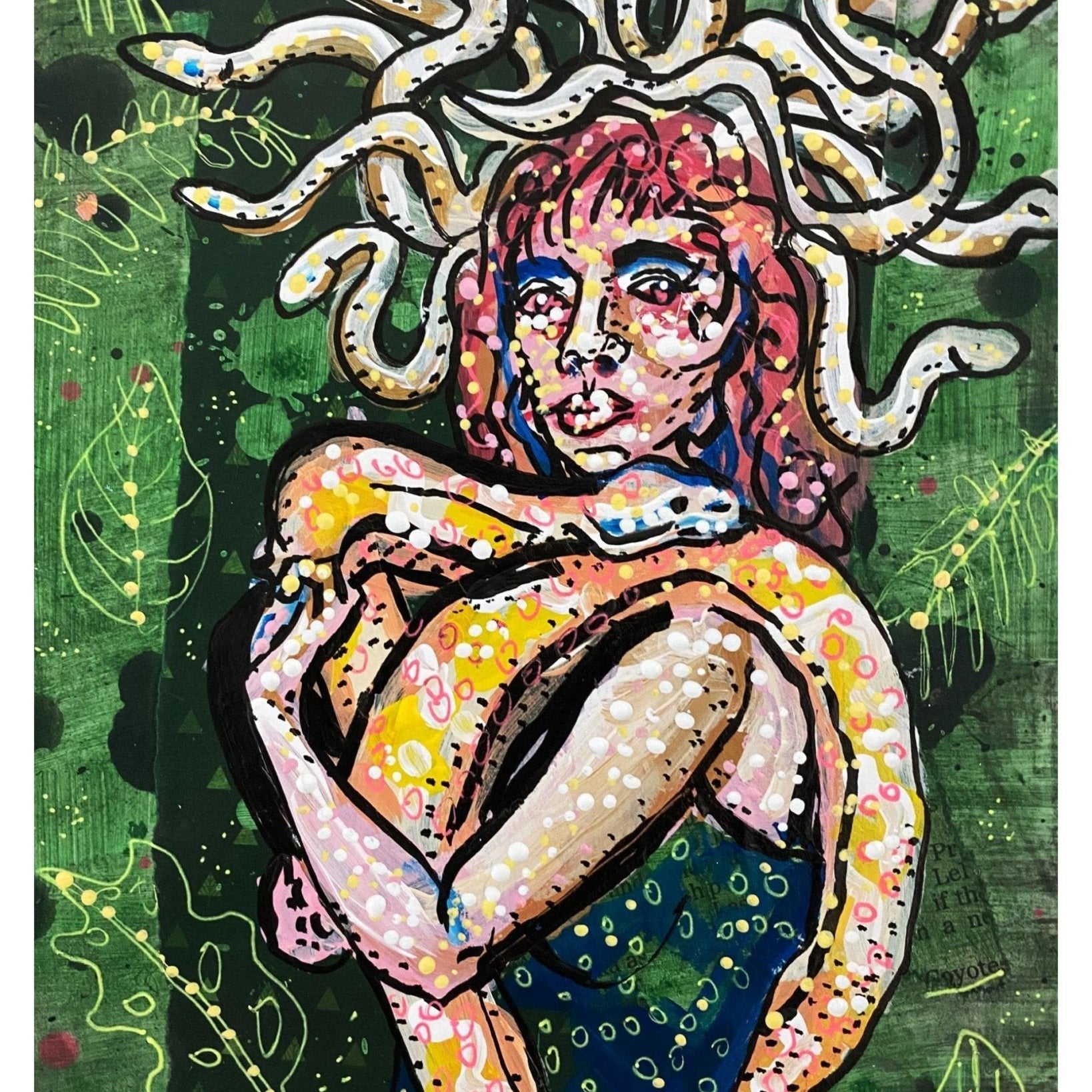 Gorgon ( Medusa ) - Heather Freitas - fine art home deccor