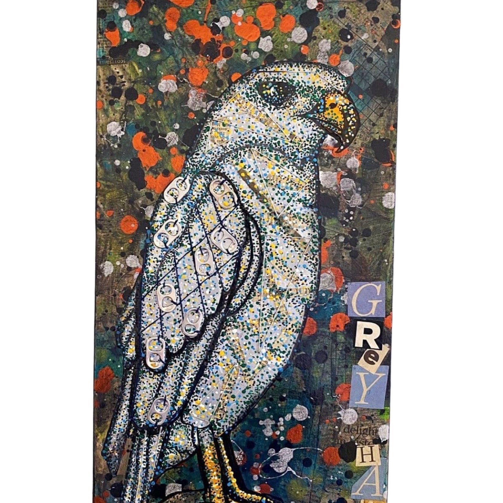 Grey Hawk - Heather Freitas - fine art home deccor