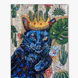 Gutter Cat Hansel ( Original Painting ) - Heather Freitas - fine art home deccor