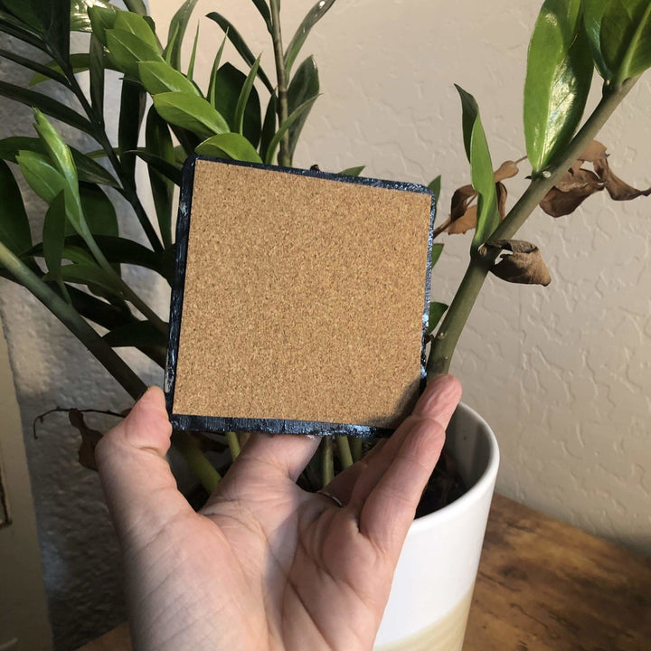 Hand Painted Original Coaster - Vaquita Heather Freitas 