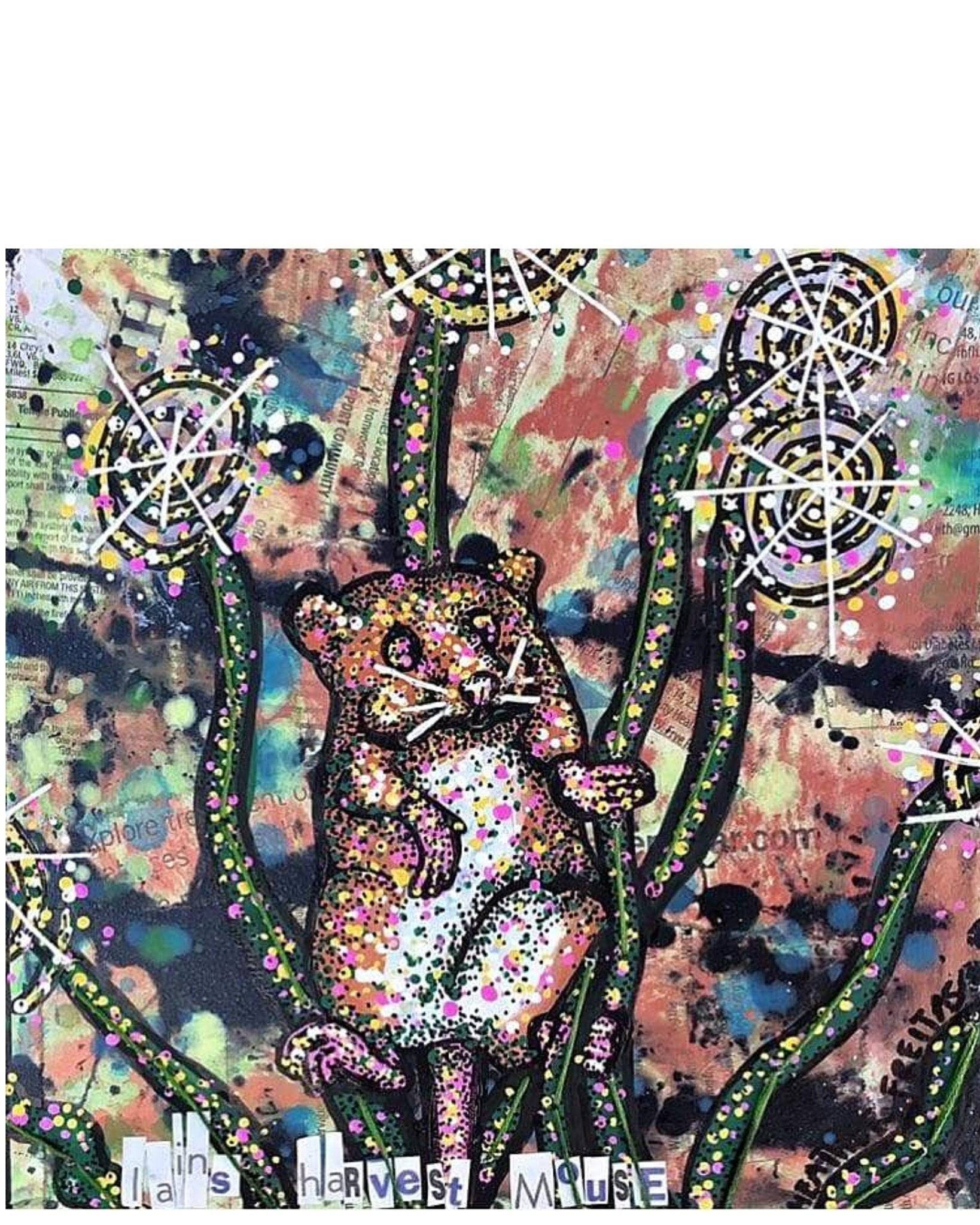 Harvest Mouse - Heather Freitas - fine art home deccor
