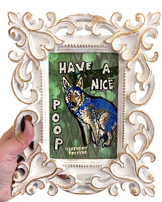 Have A Nice Poop German Shepherd Edition - Heather Freitas - fine art home deccor