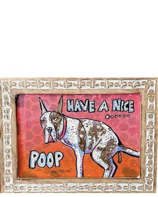 Have A Nice Poop Great Dane Edition - Heather Freitas - fine art home deccor