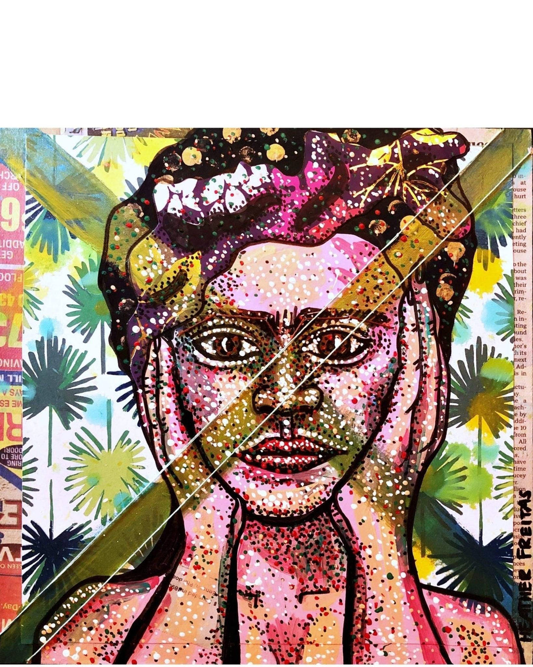 Hear No Evil Frida - Heather Freitas - fine art home deccor