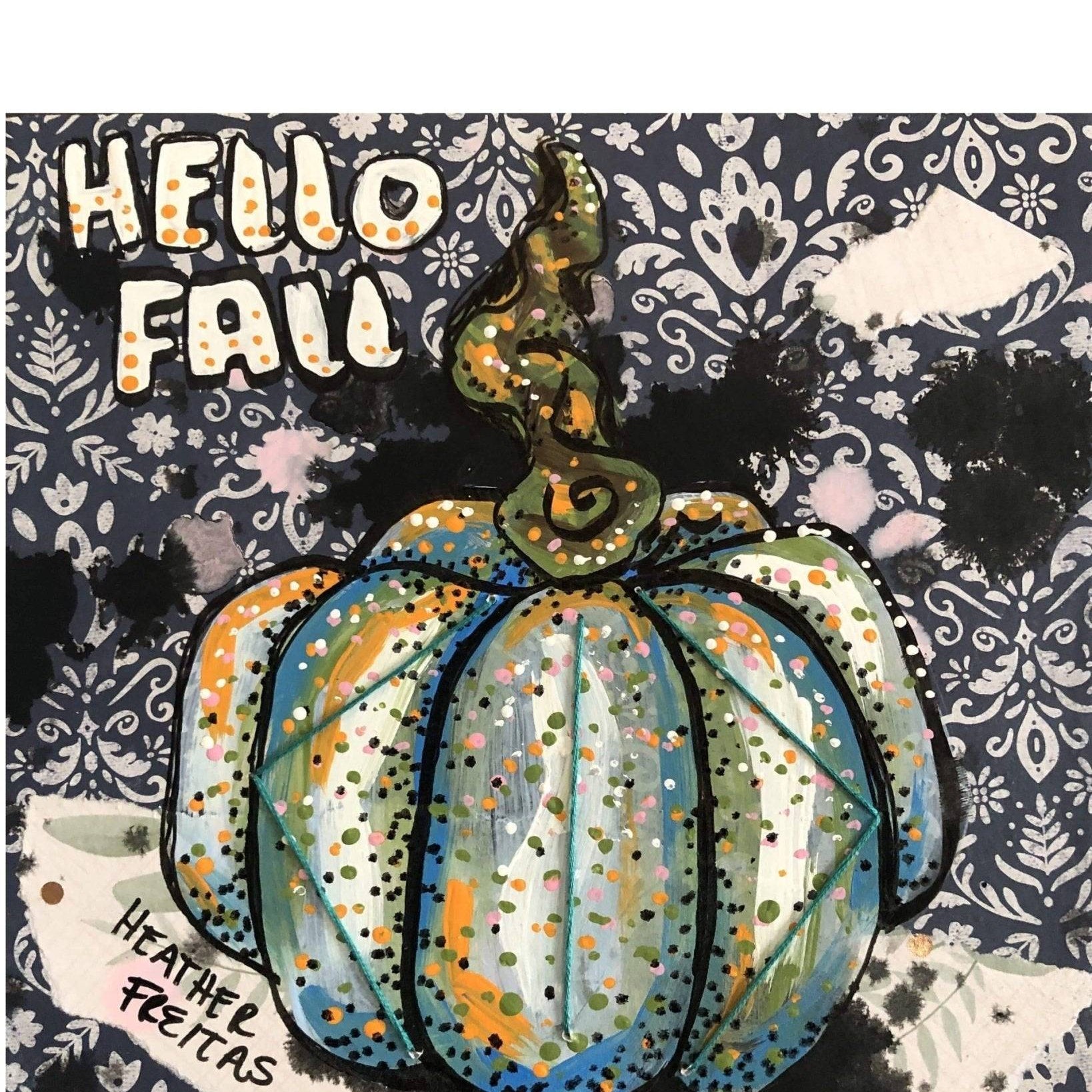 Hello Fall - Heather Freitas - fine art home deccor