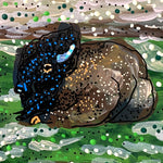 Henry The Buffalo - @anna_stouffer ( Original Painting ) - Heather Freitas - fine art home deccor
