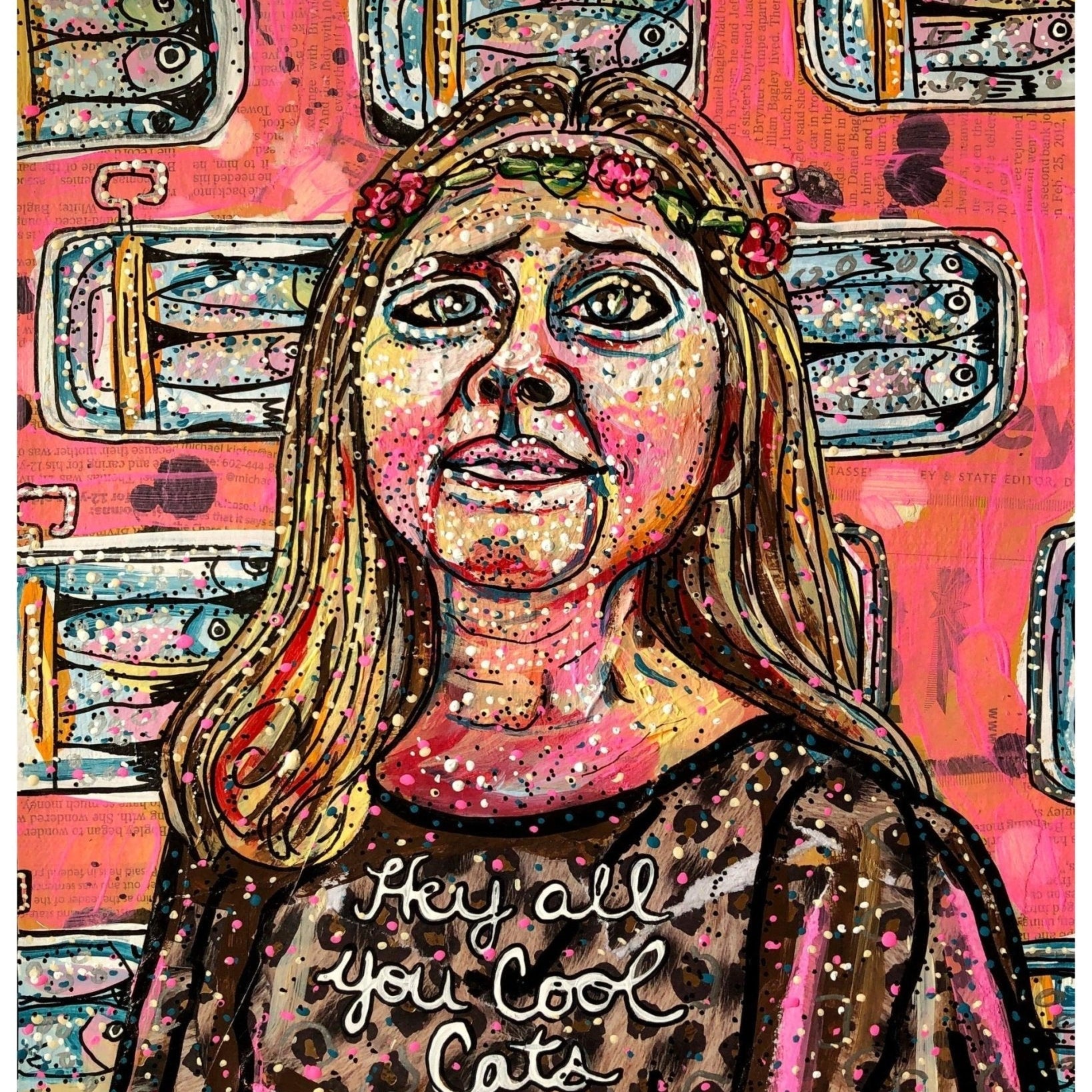 Hey All You Cool Cats & Kittens! - Heather Freitas - fine art home deccor