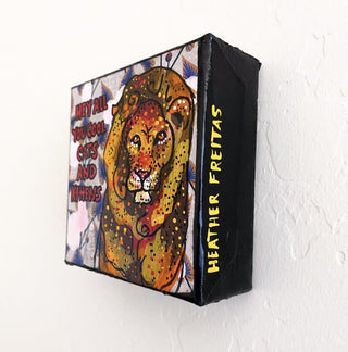 Hey All You Cool Cats - Lion Edition - Heather Freitas - fine art home deccor
