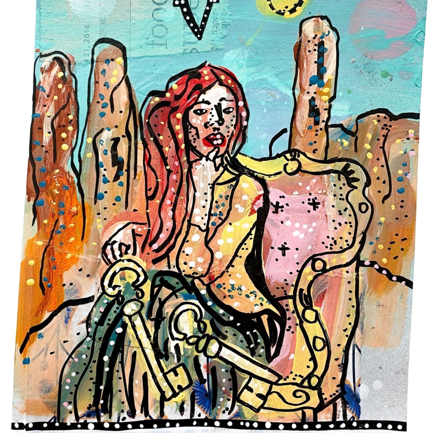 Hierophant - Heather Freitas - fine art home deccor