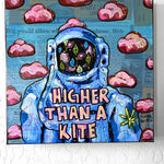 Higher Than A Kite ( Original Painting ) - Heather Freitas - fine art home deccor