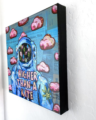 Higher Than A Kite ( Original Painting ) - Heather Freitas - fine art home deccor