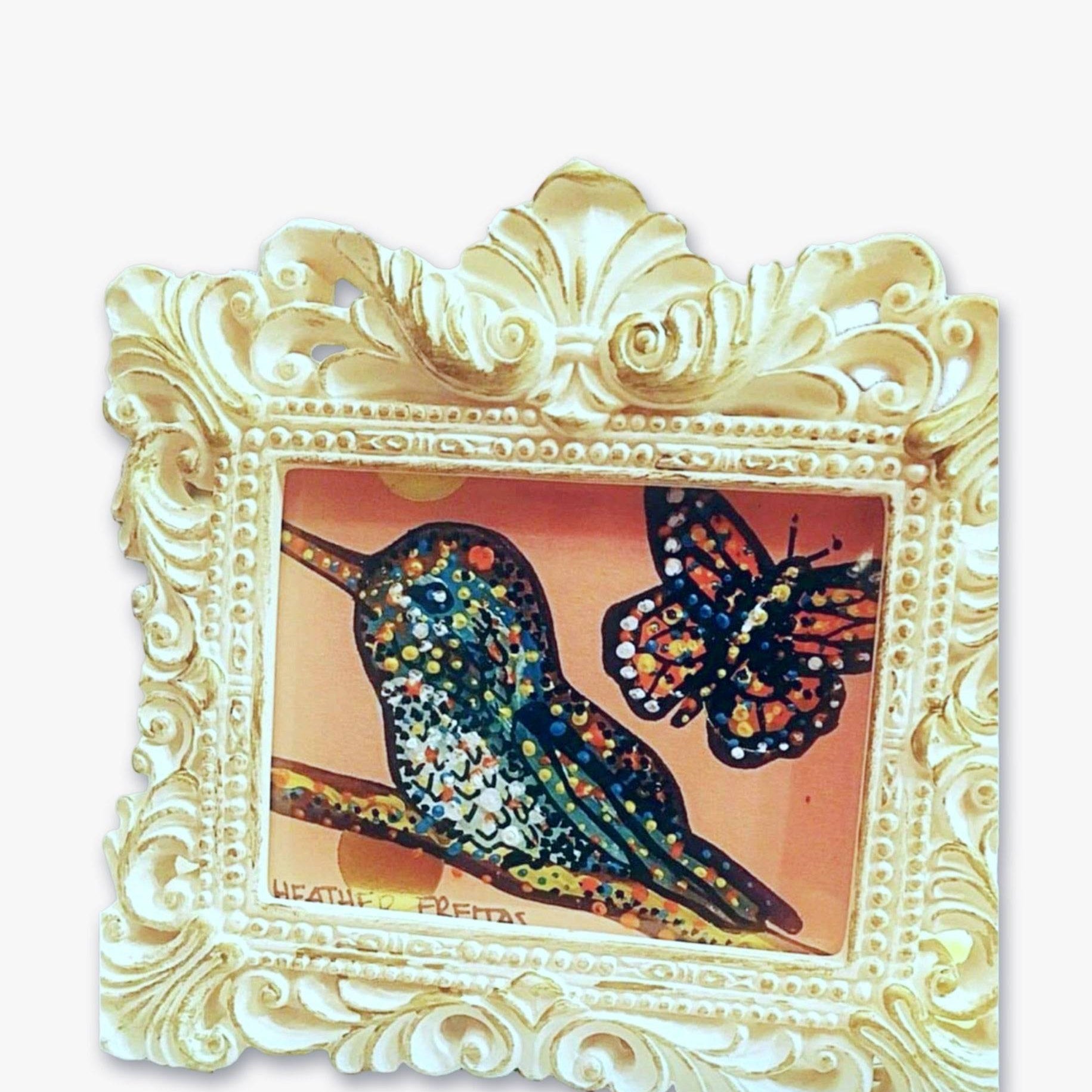 Hummingbird 10 mini - Heather Freitas - fine art home deccor