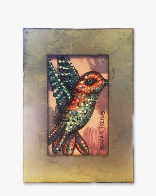 Hummingbird 5 study - Heather Freitas - fine art home deccor