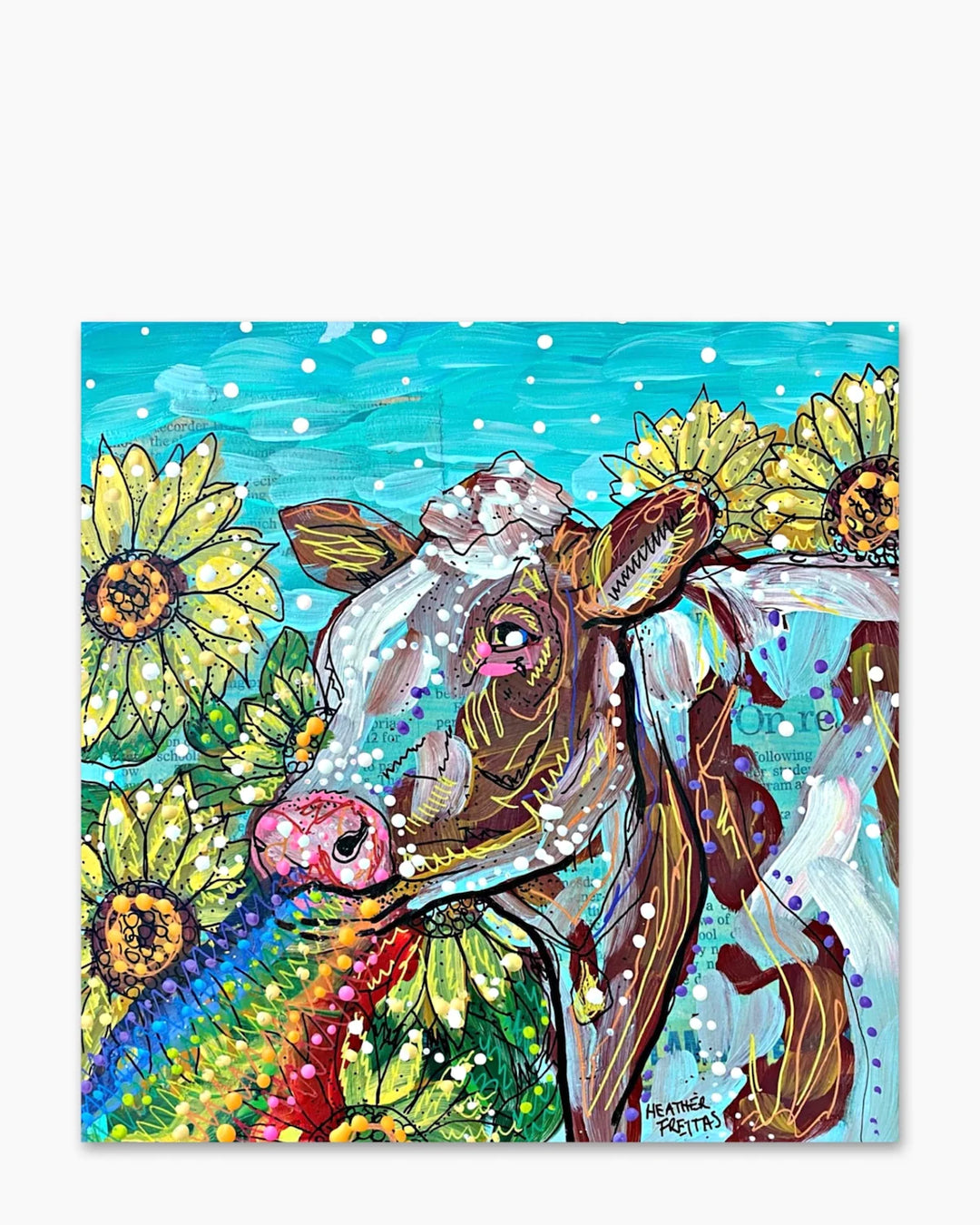 I Always Wanted A Cow Rainbow Tides - Heather Freitas 
